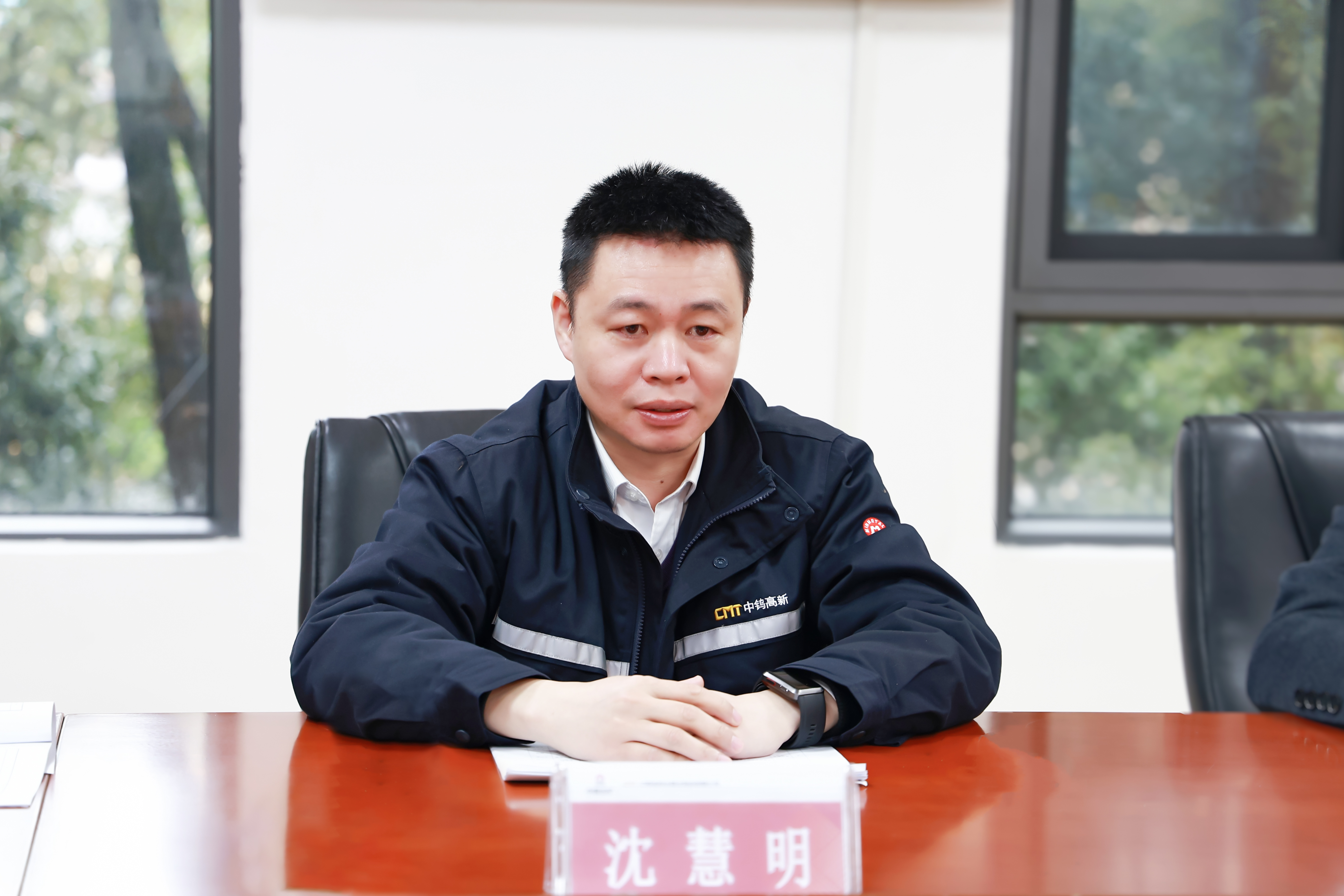 沈慧明到公司调研并检查安全环保工作
